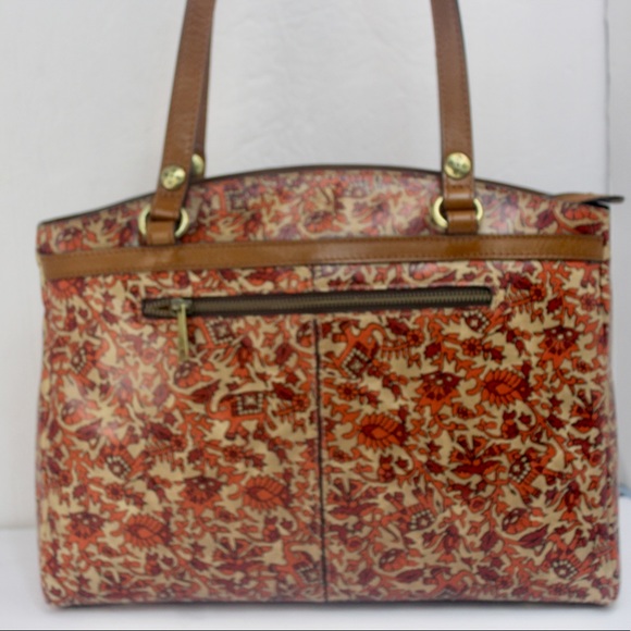 Patricia Nash Poppy Leather Tote Boho India Handbag New LOVELY!! Retail $249 - Picture 9 of 9